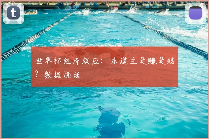 世界杯经济效应:东道主是赚是赔?数据说话