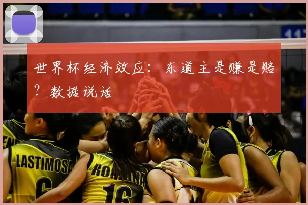 世界杯经济效应：东道主是赚是赔？数据说话